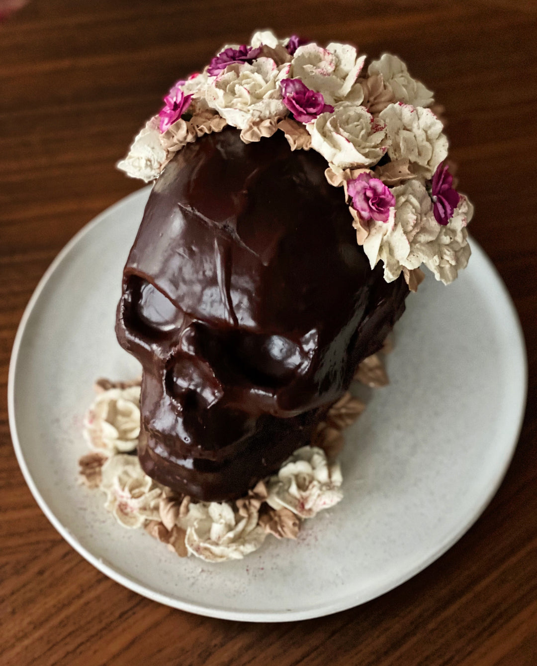 Chocolate Skull Cake