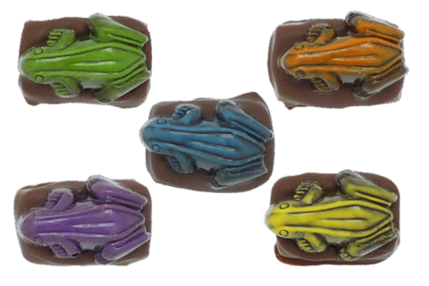 Maple Syrup Logs with Dark Chocolate Frogs
