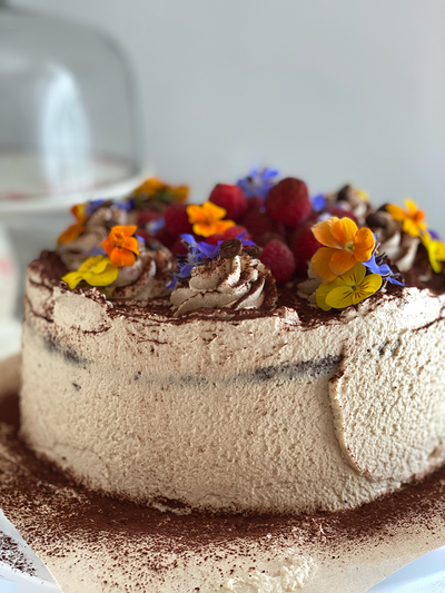 Chocolate Tiramisu Celebration Cake