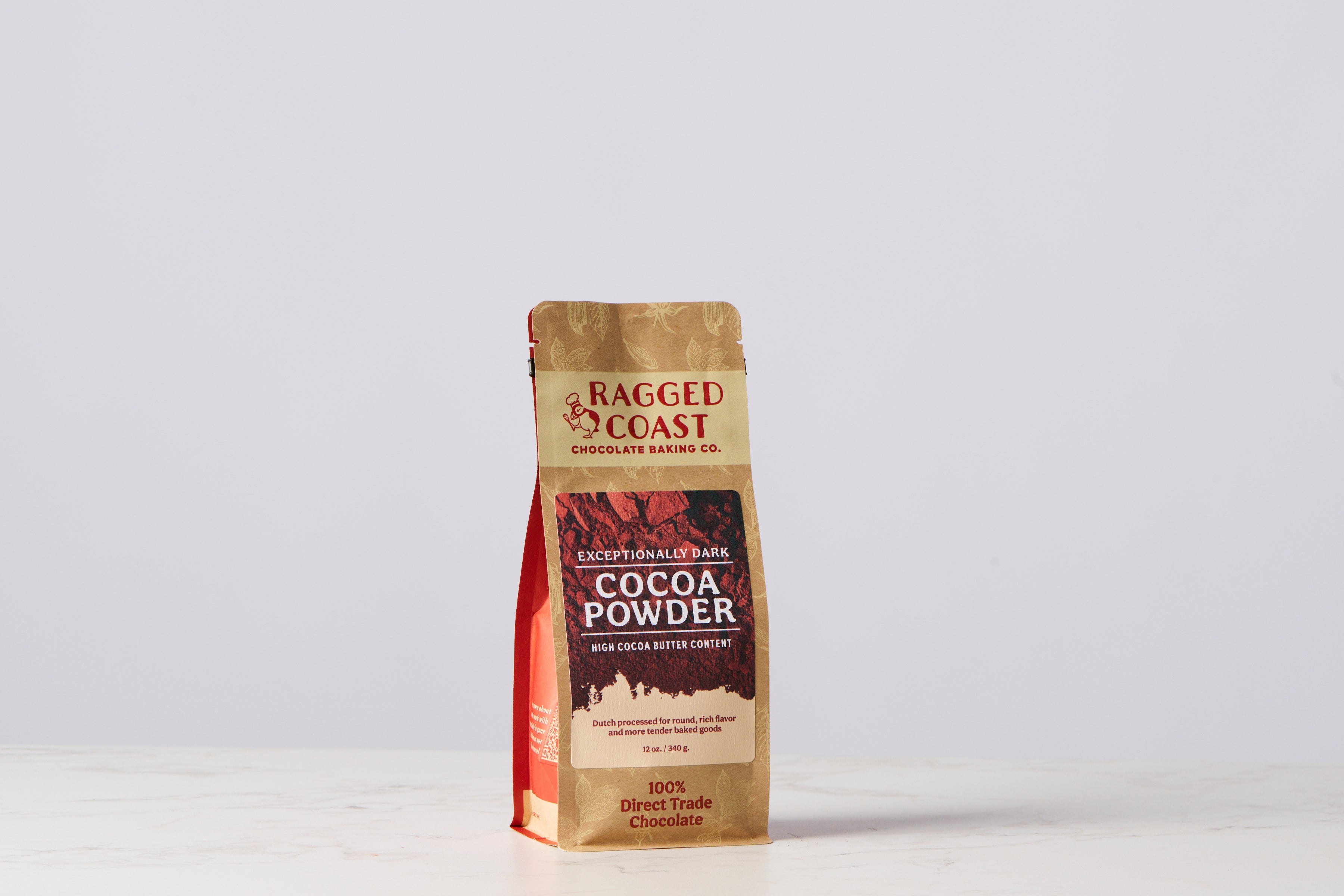 Exceptionally Dark Cocoa Powder, High Cocoa Butter Content - 12 ounces