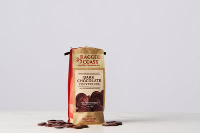 Direct Trade Ecuadorian 56% Bittersweet Chocolate for Enrobing and Moulding - 16 ounces