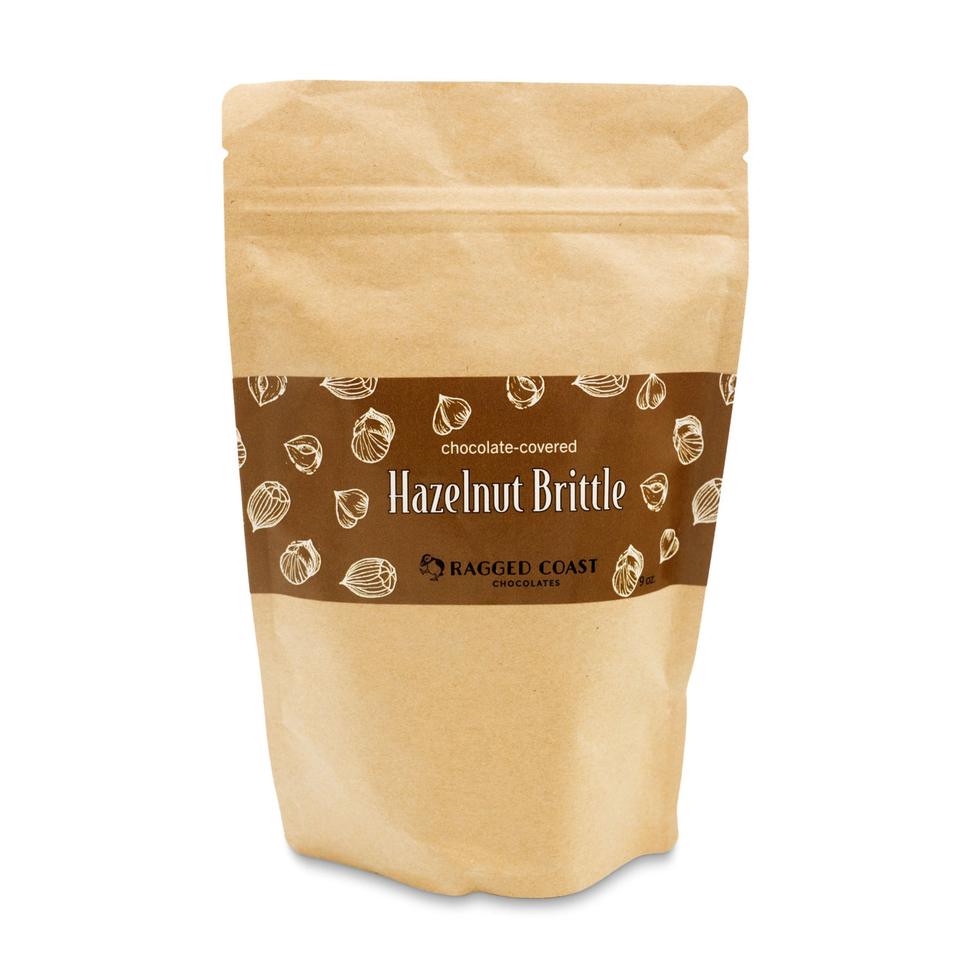 Milk Chocolate-Covered Hazelnut Frangelico Brittle - 9-ounce bag